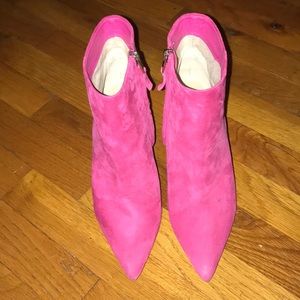 Sam Edelman Hot Pink booties